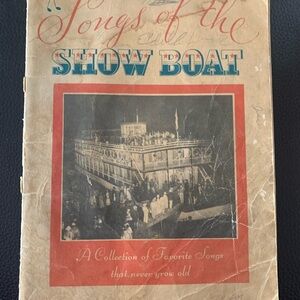 Vintage Book: Songs of the Showboat, 1935 Maxwell House Advertisement Print